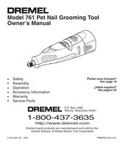 Dremel 761 Mode D'emploi