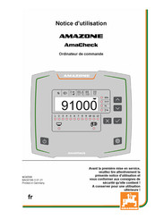 Amazone AmaCheck Notice D'utilisation