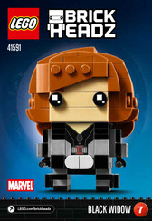 LEGO BRICK HEADZ BLACK WIDOW 41591 Mode D'emploi