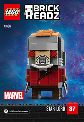 LEGO BRICK HEADZ STAR-LORD 37 Mode D'emploi