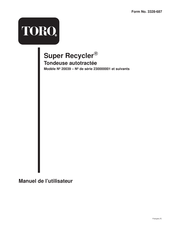 Toro 20039 Manuel De L'utilisateur