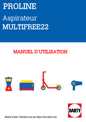 Proline Multifree22 Manuel D'utilisation