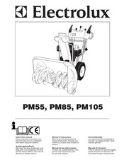 Electrolux McCulloch PM105 Manuel D'instructions