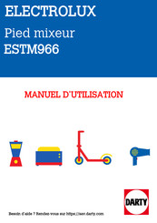 Electrolux ESTM966 Instructions D'utilisation