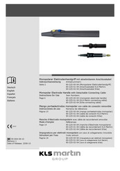 KLS Martin group 80-225-00-04 Mode D'emploi