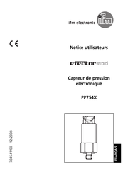 IFM Electronic efector500 PP7543 Notice Utilisateurs