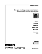 Kohler 38RCL Installation