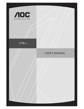 AOC 177S-1 Instructions D'utilisation