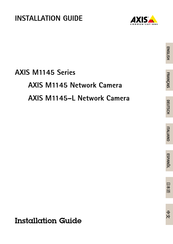 Axis Communications M1145 Serie Guide D'installation