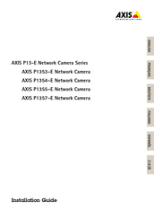 Axis Communications P1353-E Guide D'installation
