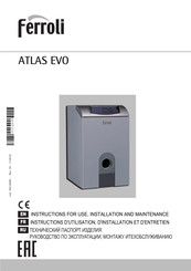 Ferroli ATLAS EVO Instructions D'utilisation, D'installation Et D'entretien