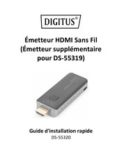 Digitus DS-55320 Guide D'installation Rapide