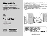 Sharp XL-1000W Mode D'emploi