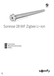 SOMFY Sonesse 28 WF Zigbee Li-ion Notice