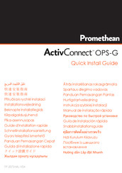promethean ActivConnect OPS-G Guide D'installation Rapide