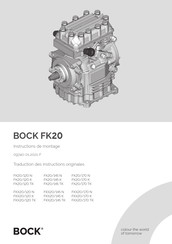 bock FKX20/145 N Traduction Des Instructions Originales