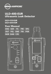 Beha-Amprobe ULD-400-EUR Serie Manuel De L'utilisateur