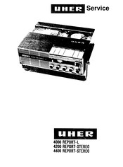 uher 4000 REPORT-L Manuel D'instructions