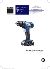 Trumpf TruTool DD 1010 Notice Originale