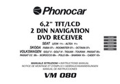 Phonocar VM 080 Notice De Montage Et D'emploi