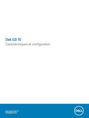 Dell G3 15 3579 Caractéristiques Et Configuration
