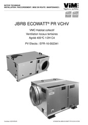 ViM JBRB ECOWATT PR VCHV 30 Notice Technique