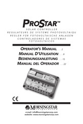 Morningstar ProStar Serie Manuel D'utilisation