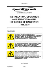 CombiSteel GF Serie Manuel D'installation, D'utilisation Et D'entretien