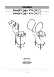 Shott SKIMMER 2000 Mode D'emploi