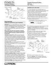 Lutron NOVA T NTFTU-5A Directives D'installation