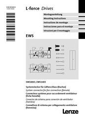 Lenze EWS1003 Instructions De Montage
