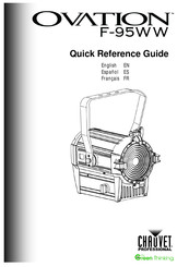 Chauvet Professional Ovation F-95WW Manuel De Référence