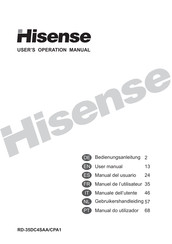 Hisense RD-35DC4SAA/CPA1 Manuel De L'utilisateur