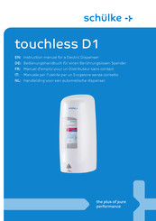 Schülke touchless D1 Manuel D'emploi