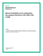 HPE StoreOnce 5500 Manuel D'installation Et De Configuration