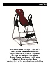 Bh Fitness G400RF Instructions De Montage Et Utilisation