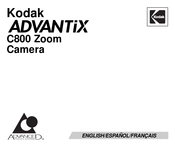 Kodak ADVANTIX C800 Mode D'emploi