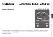 Roland Boss EQ-200 Mode D'emploi