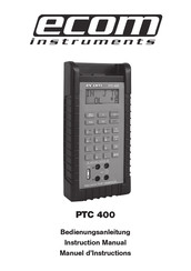 Ecom Instruments PTC 400 Manuel D'instructions