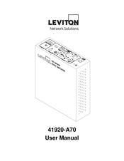Leviton 41920-A70 Manuel De L'utilisateur