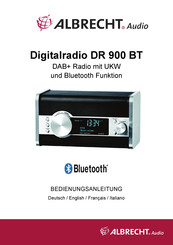 Albrecht Audio DR 900 BT Mode D'emploi