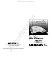 Oreck sanapathic XL DMS2000Q Mode D'emploi