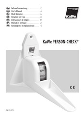 KaWe PERSON-CHECK Mode D'emploi