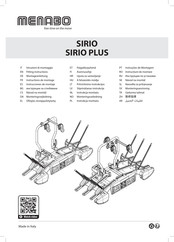 Menabo SIRIO PLUS Instructions De Montage