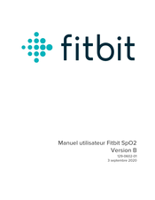 Fitbit SpO2 Manuel Utilisateur
