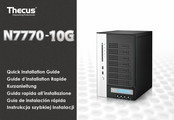 Thecus N7770-10G Guide D'installation Rapide