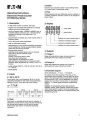 Eaton E5148C24 Serie Notice De Mise En Service