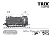 Trix Minitrix Fine Art E 7008 Mode D'emploi