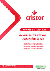 CRISTOR ROS463B Manuel D'utilisation