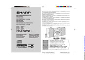Sharp CD-ES222H Mode D'emploi